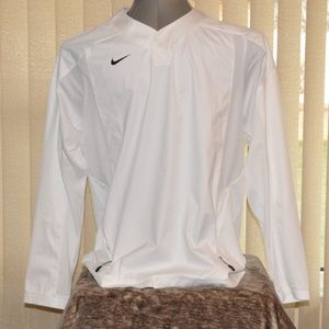 NIKE baseball vapor long sleeve pullover LARGE NWT